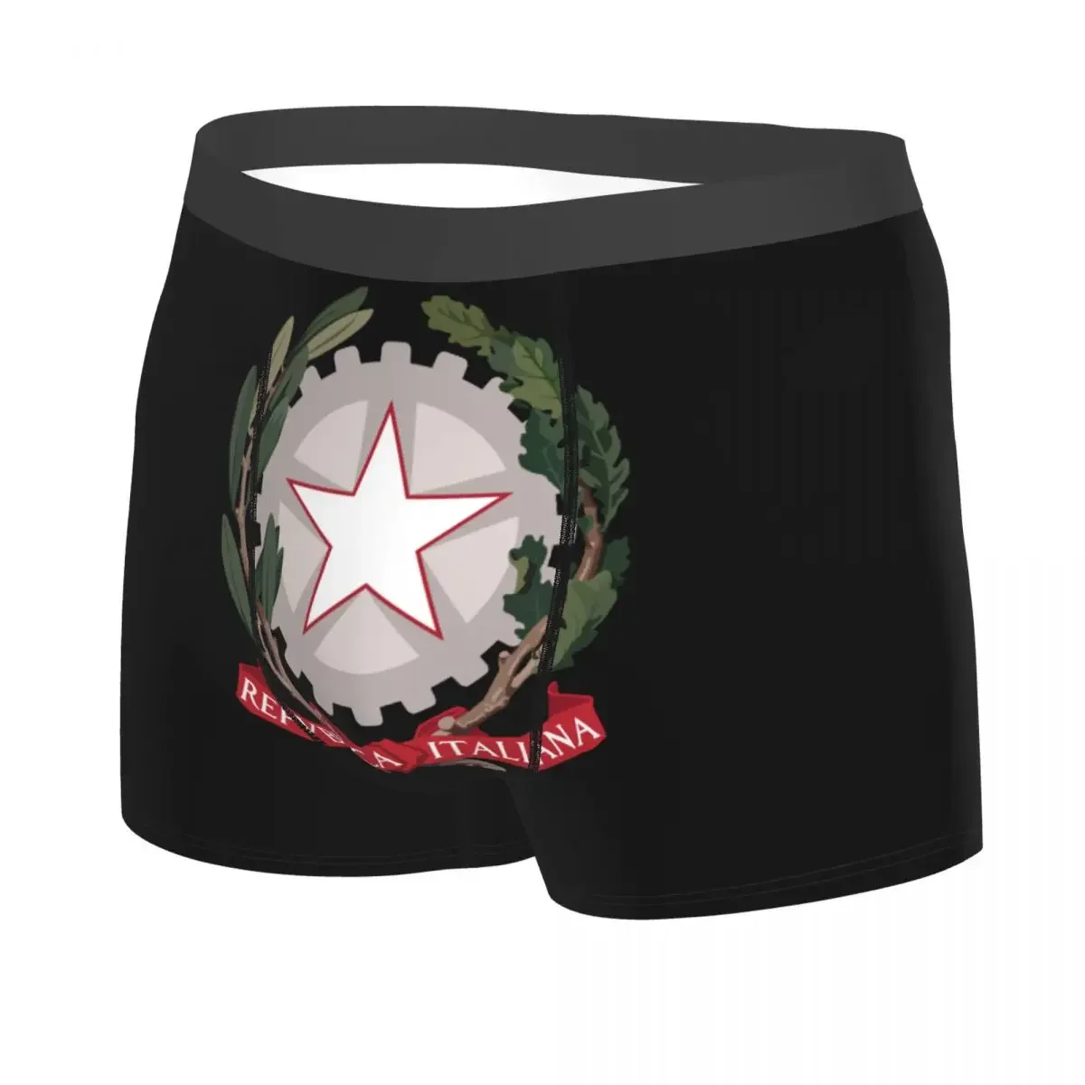 Cool Emblem Of Italy Boxers Shorts Panties Men's Underpants Comfortable Italian Flag Briefs Underwear