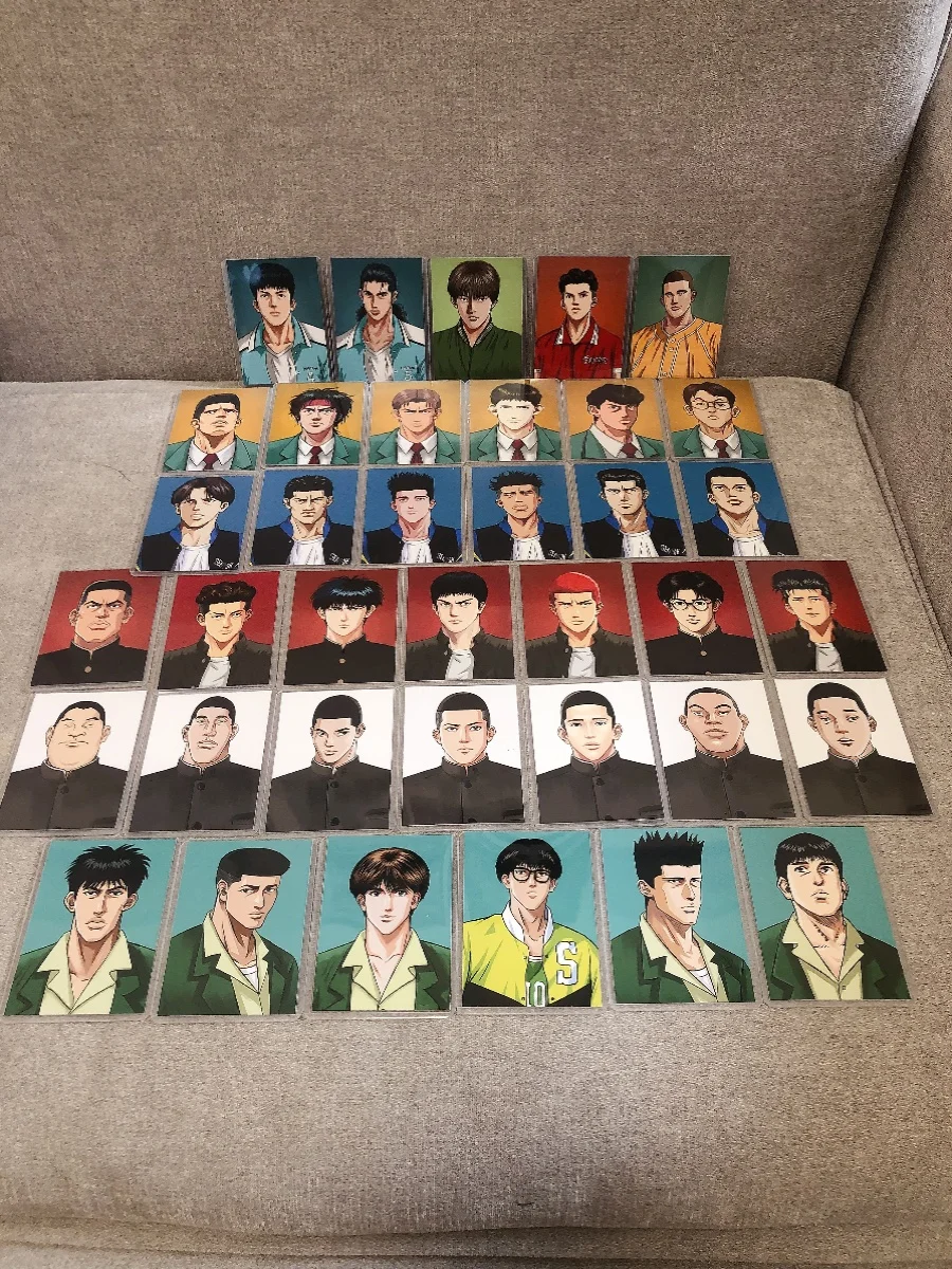 Colección de Tarjetas Hakushu, Tarjeta de Baloncesto Mitsui Hisashi, Tarjeta Coleccionable de Anime, Set de Tarjetas con Foto...