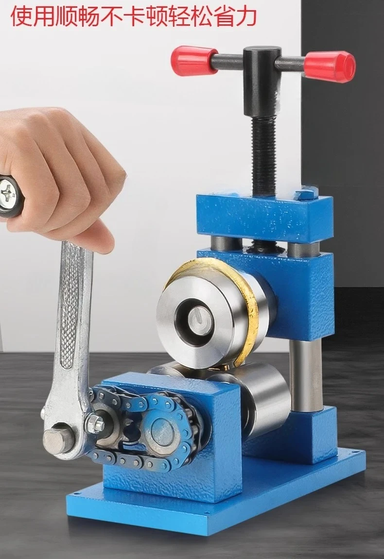 Manual Bracelet Rolling Shaping Machine, Ring Bending Forming Equipment for Gold & Silver Jewelry Craft Processing