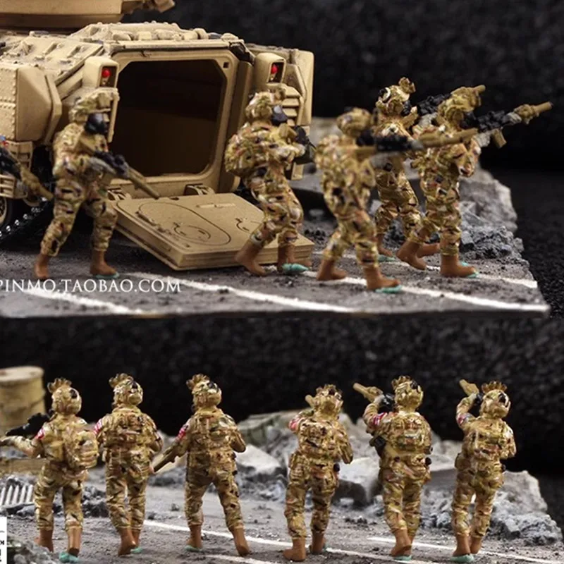 1/72 Modern Special Forces Chemical Defense 6 Or More Colored Finished Character Models Exquisite Little People Gifts