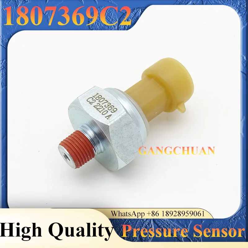 Sensor de pressão de óleo do motor DT466E I530E da peça da máquina escavadora 1807369C2 1807369