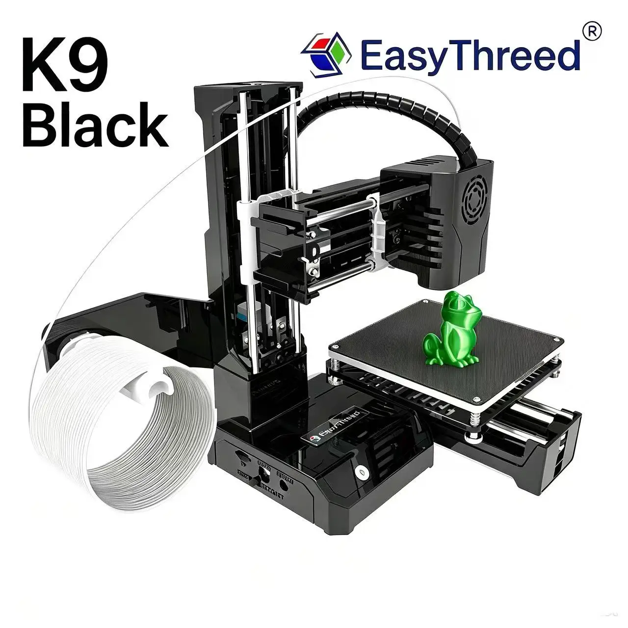 

Mini 3D Printer High Accuracy Silent Desktop Printer Printing Function Easy Operation PLA 3D Printer for Beginner DIY Crafts
