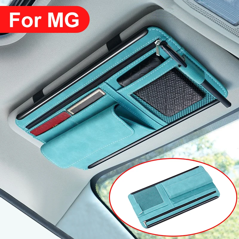 For 2003-2024 MG Universal Sun Visor folder 6 G4 G5 G6 G7 ZS ONE MG MG4 5 6 MARVEL R Hector HS GS Interior Upgrade Accessories