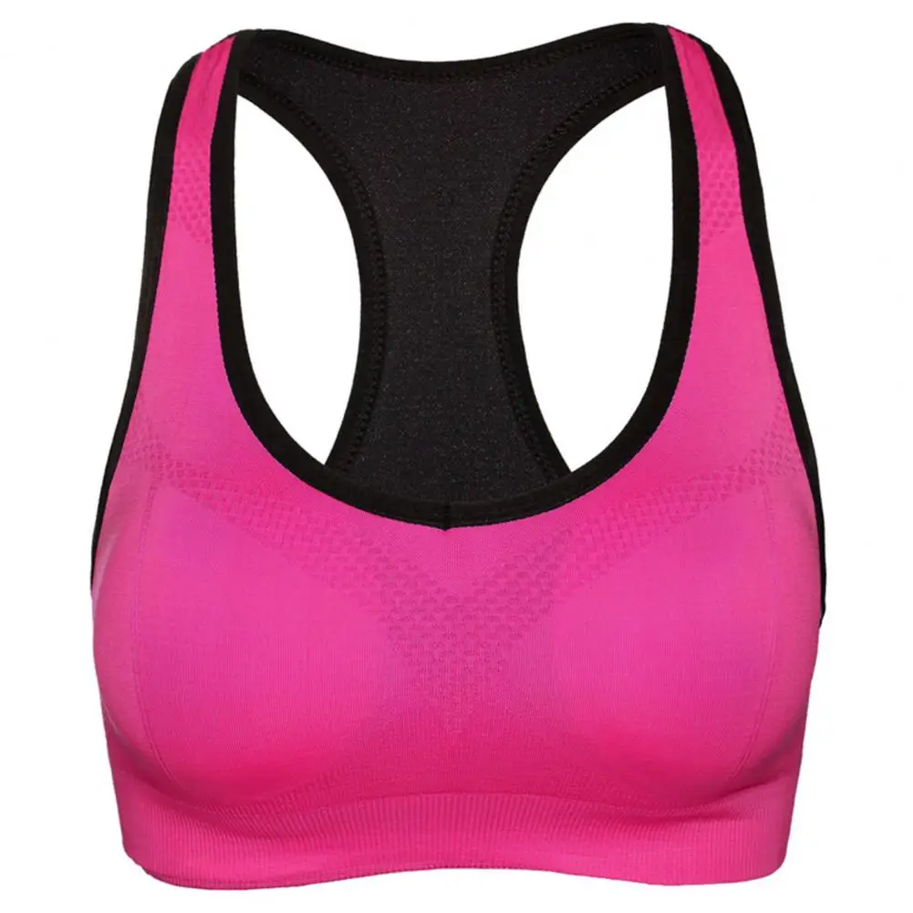 

Lady Sports Bra High Elasticity Women's Sports Bra Shockproof Anti-snagging Breathable Crop Top for Jogging Gym Exercise Bra