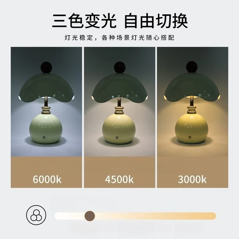 Nordic Minimalist High-end Cream Style Eggshell Table Lamp Suitable for Living Room Decoration Desk Bedroom Bedside Table