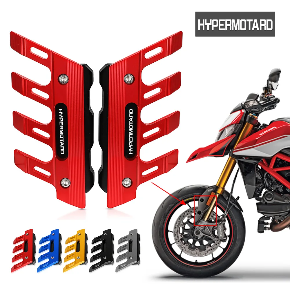 

FOR DUCATI HYPERMOTARD 796 821 950 939 1100 2002 2003 2004-2021 CNC mudguard side protection block front fender anti-fall slider