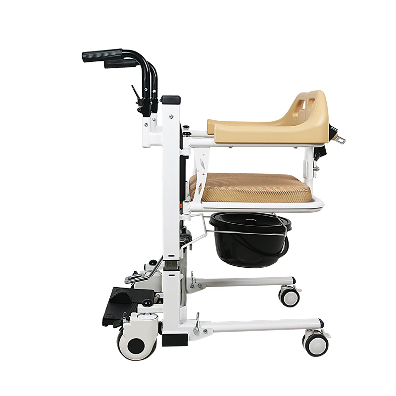 Lift Transfer Patient Hydraulic Moving Machine Nursing Rehabilitation Chair With Commode For Disabled Elderly Bathroom