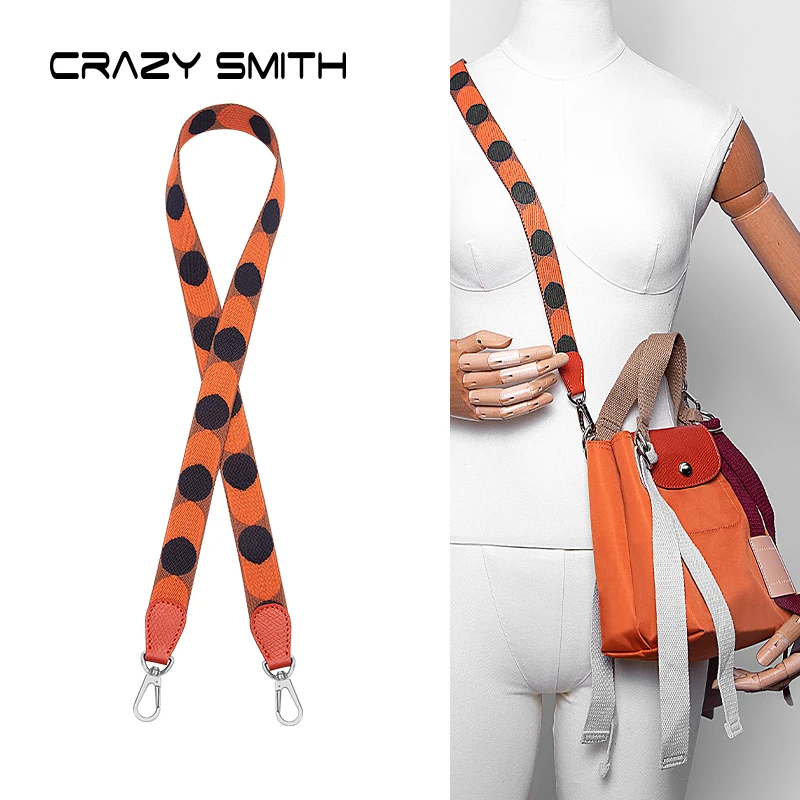 CRAZYSMITH Bag Strap for Longchamp Replay 95cm Bag Belt Webbing  Shoulder Messenger Transformation Crossbody Bag Accessories