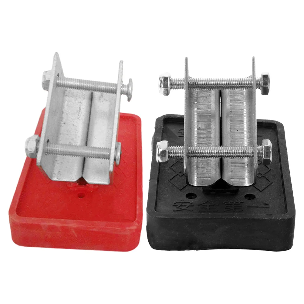 

2pcs Foot Pads Non-Slip Rubber Cushion For Ladder Stability Thickened Replacement Feet Protector For Aluminum Fiberglass Ladders