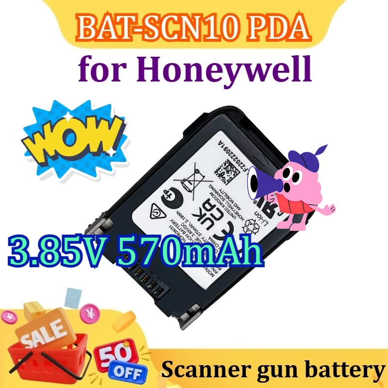 

New for Honeywell BAT-SCN10 PDA Battery 3.85V 570mAh