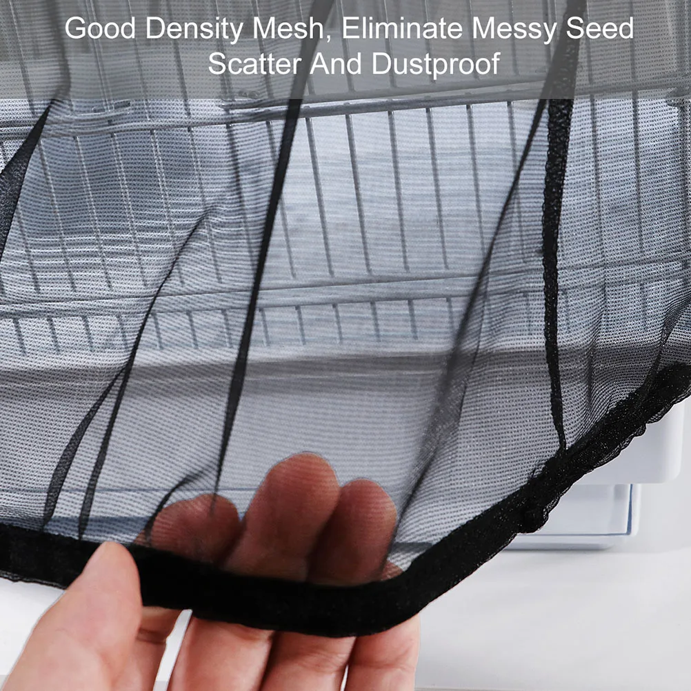 

Bird Mesh Dust Proof Bird Cage Elastic Dust proof Cage Net Supply Pet Birdcage Protector Anti mess Skirt