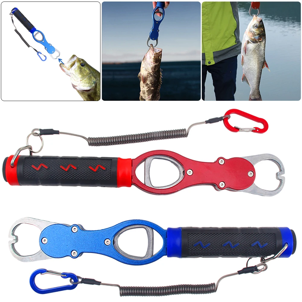 Angel lippen greifer tragbare Fisch zange Handgriff Aluminium legierung Angel griff Haken greifer