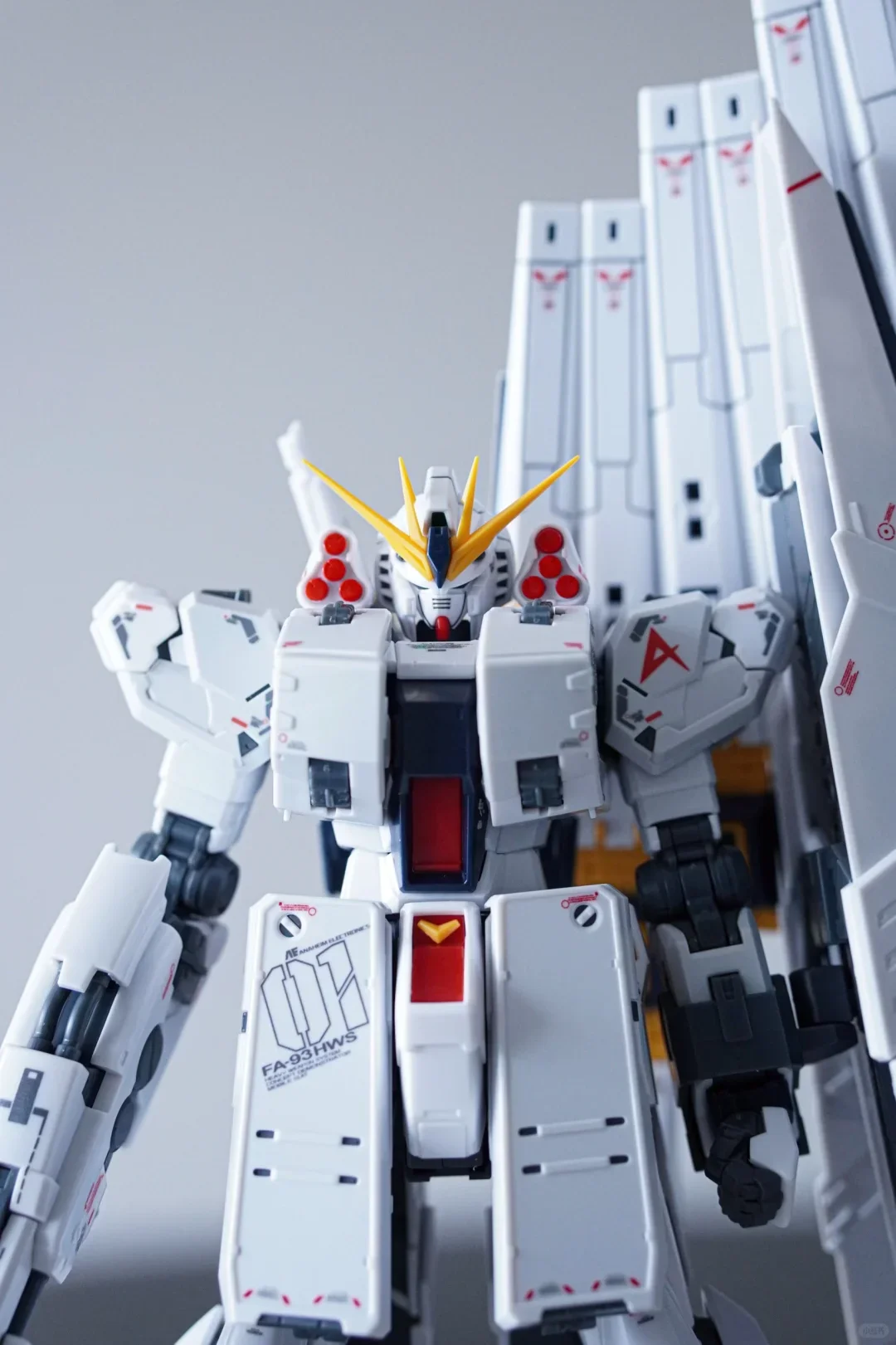 RG 1/144 RX-93 Nu نظام الأسلحة الثقيلة (Hws) الجمعية أطقم منمذجة عمل أرقام سطح المكتب زخرفة مفاجأة تحصيل هدية لعبة