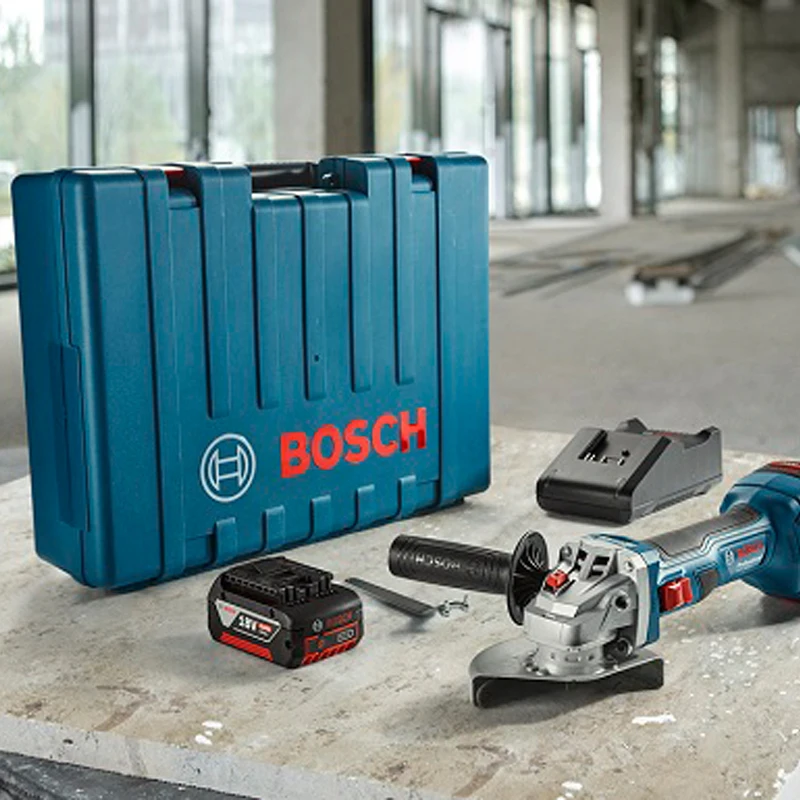 BOSCH GWS 180-LI 18V Professional Brushless Angle Grinder Cordless Portable Smooth Grinding Cutting Machine Polisher Power Tool