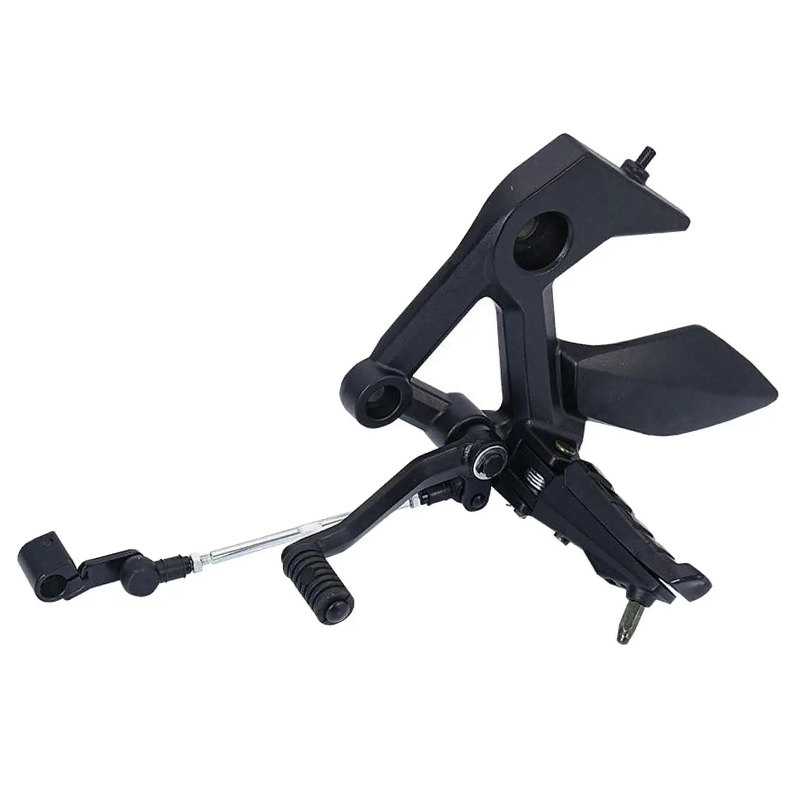 Pedal izquierdo de motocicleta, ligero, fácil de instalar, aleación de aluminio, resistente al desgaste, reposapiés principal delantero para 250Z/250sz