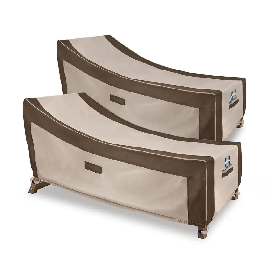 

Lounge Chair Cover, Heavy Duty Chaise Lounge Covers Outdoor Waterproof 2 Pack, Outdoor Furniture Covers for Patio Furniture Fit