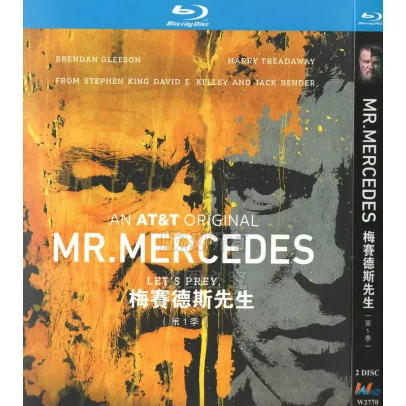 

Mr. Mercedes Seasons 1 and 2 American Thriller Crime Drama TV Series Blu-ray High Definition 4 Disc Set