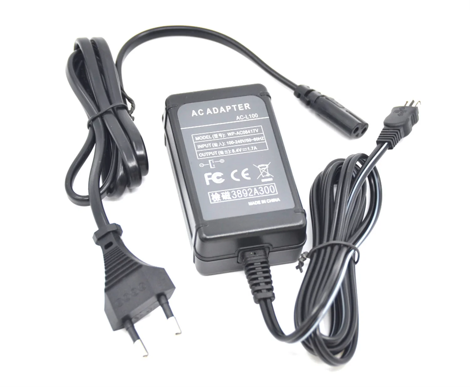 AC-L100 AC Adapter Charger AC-L15 AC-L10 for Sony HDR-AX2000 HXR-MC2000N DSC-S85 CCD-TRV57 CCD-TRV218E DCR-TRV325 Camera