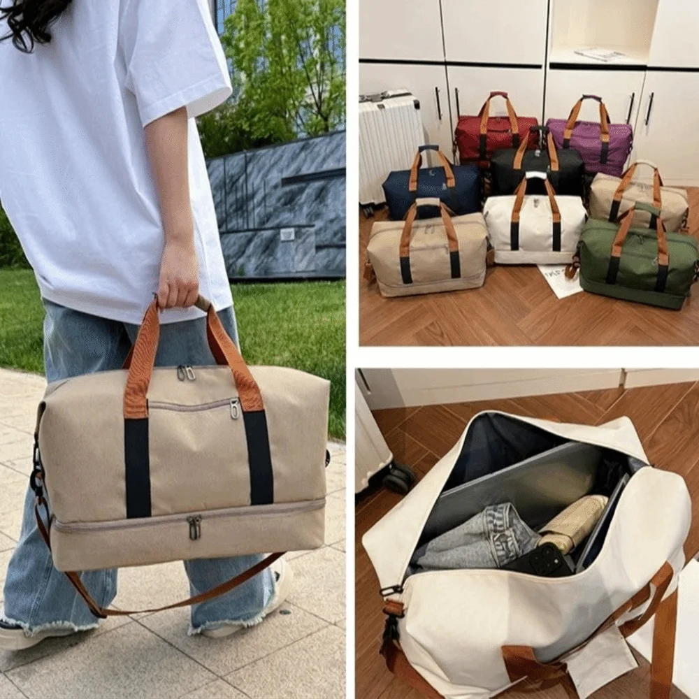 

Large Capacity Short-haul Travel Bag Multifunctional Gym Dry-Wet Separation Sports Fitness Bag Single Shoulder Crossbody