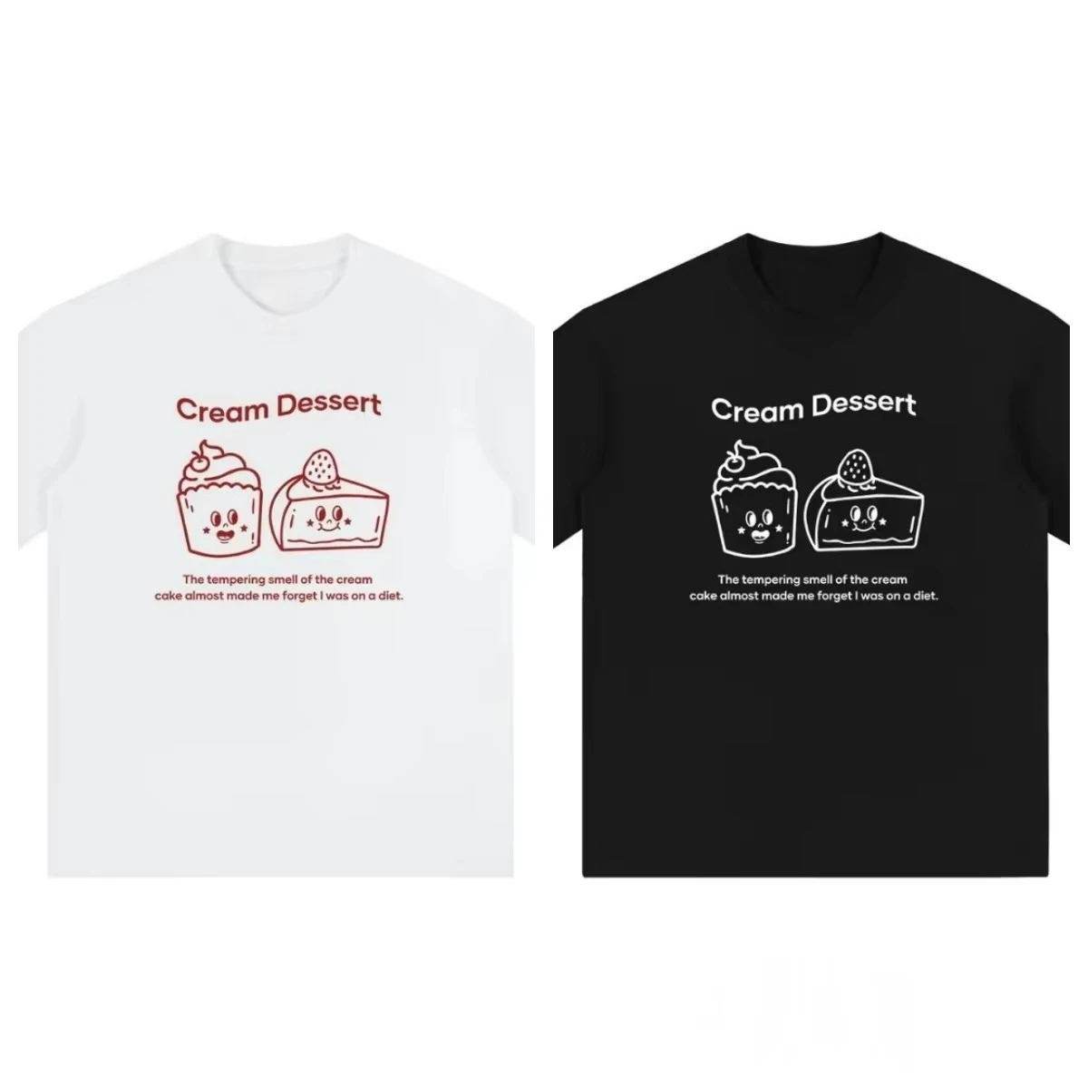 

Футболка Américain Doux Et Cool Nouveau Imprimé En Pur Coton Pour Hommes Et Femmes À Manches Courtes Rétro