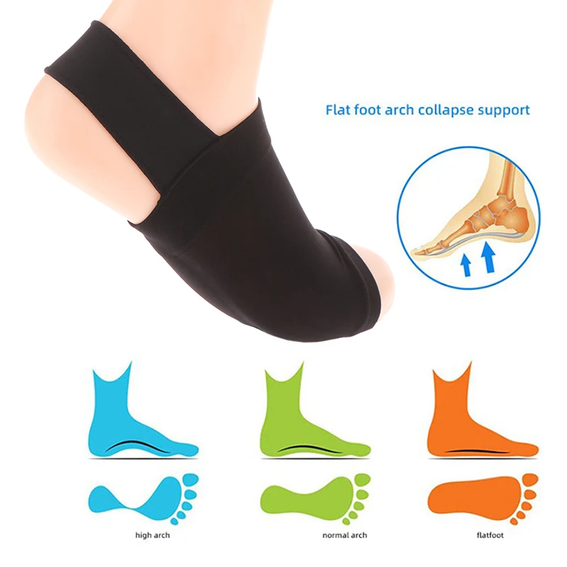 Arch Support Insoles For Women Men Flat Foot Corrector Plantar Fasciitis Pain Relief Sleeve Socks Orthotic Insoles