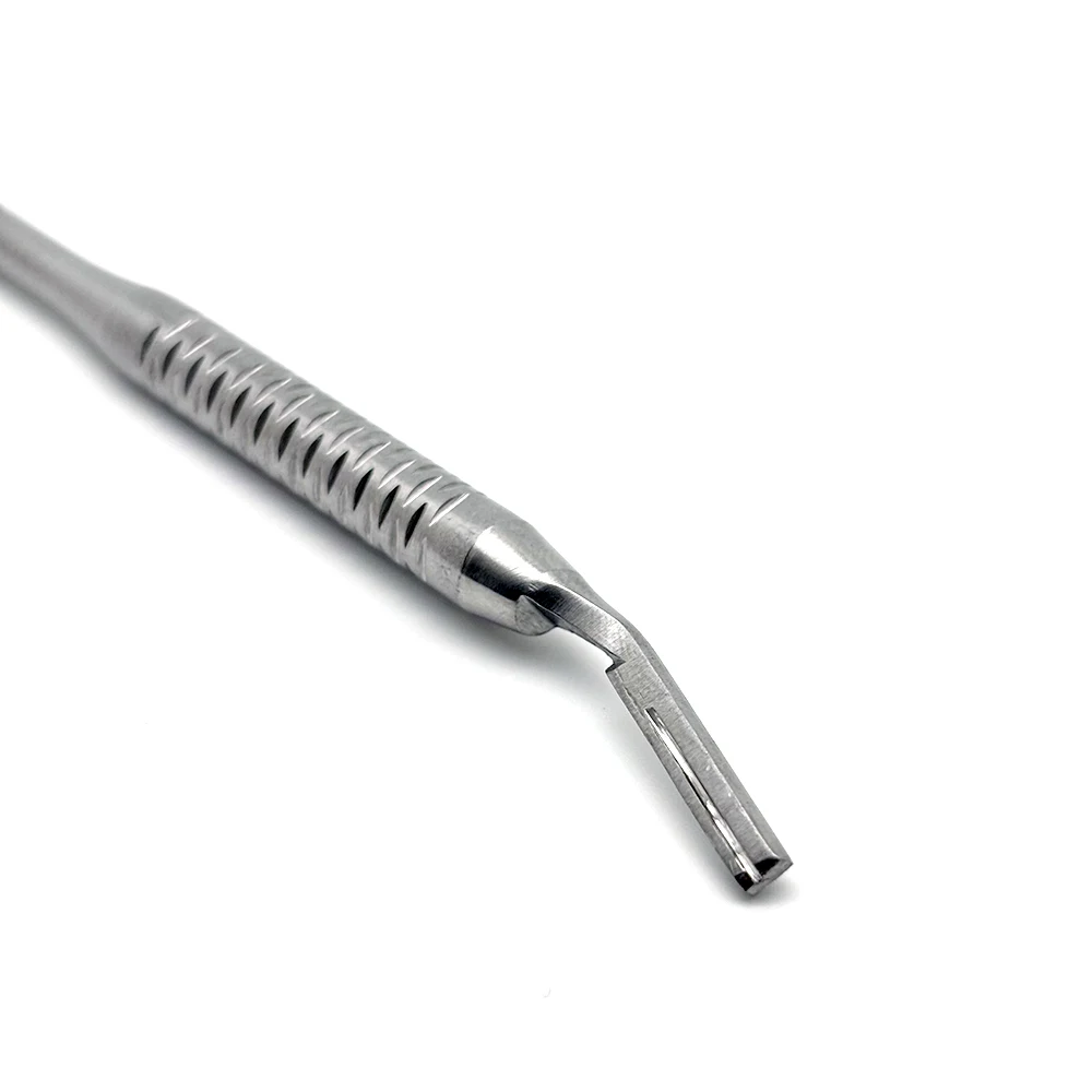 Dental Stainless steel Scalpel Handle Blade Handle Curved/Straight Applicable Oral Hilt Surgical Tool For No.3 Blade