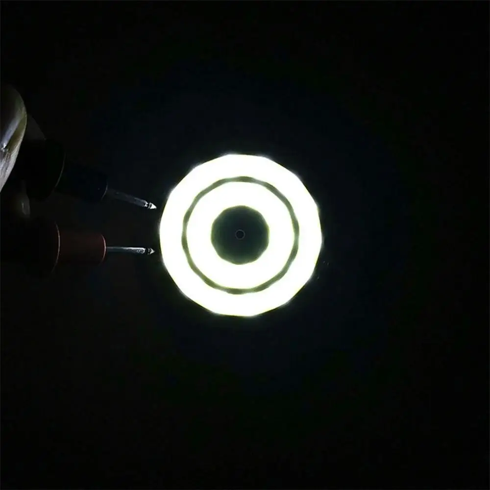 4V 50mm Dia Circular LED Double Ring COB Round Warm/Cold/Red/Blue Light COB Chip COB Lighting Lighting Components Light Plate