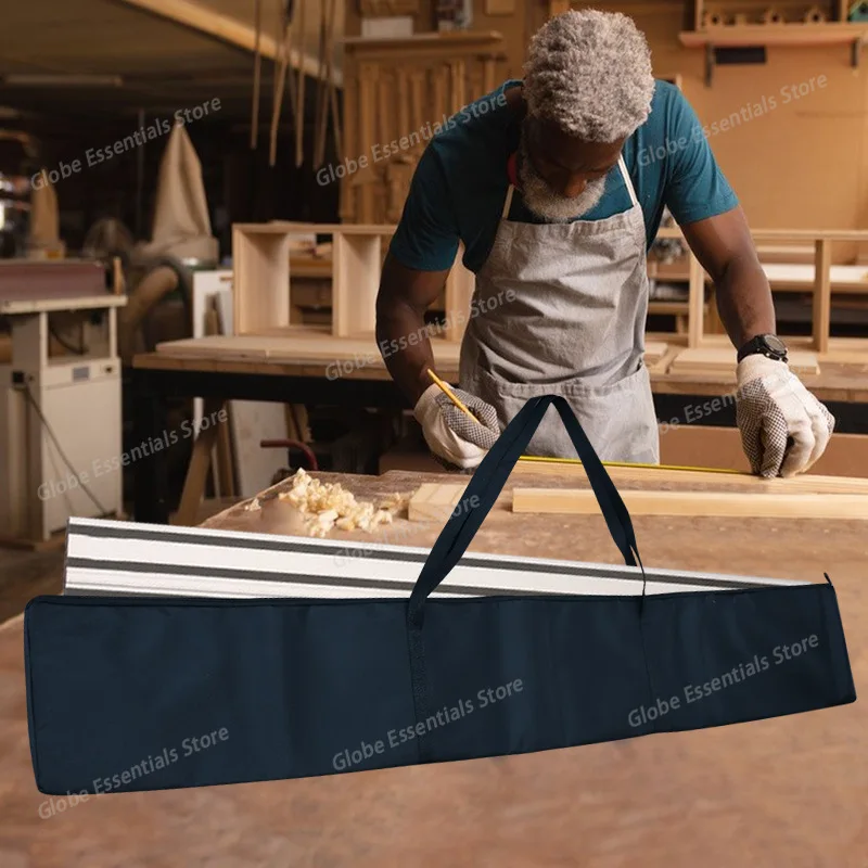 1.5m Oxford Cloth Black Guide Rail-Bag Double-Side Track Saw-Bags Protective Guide Rail-Bag Slide Rail Storage Supplies
