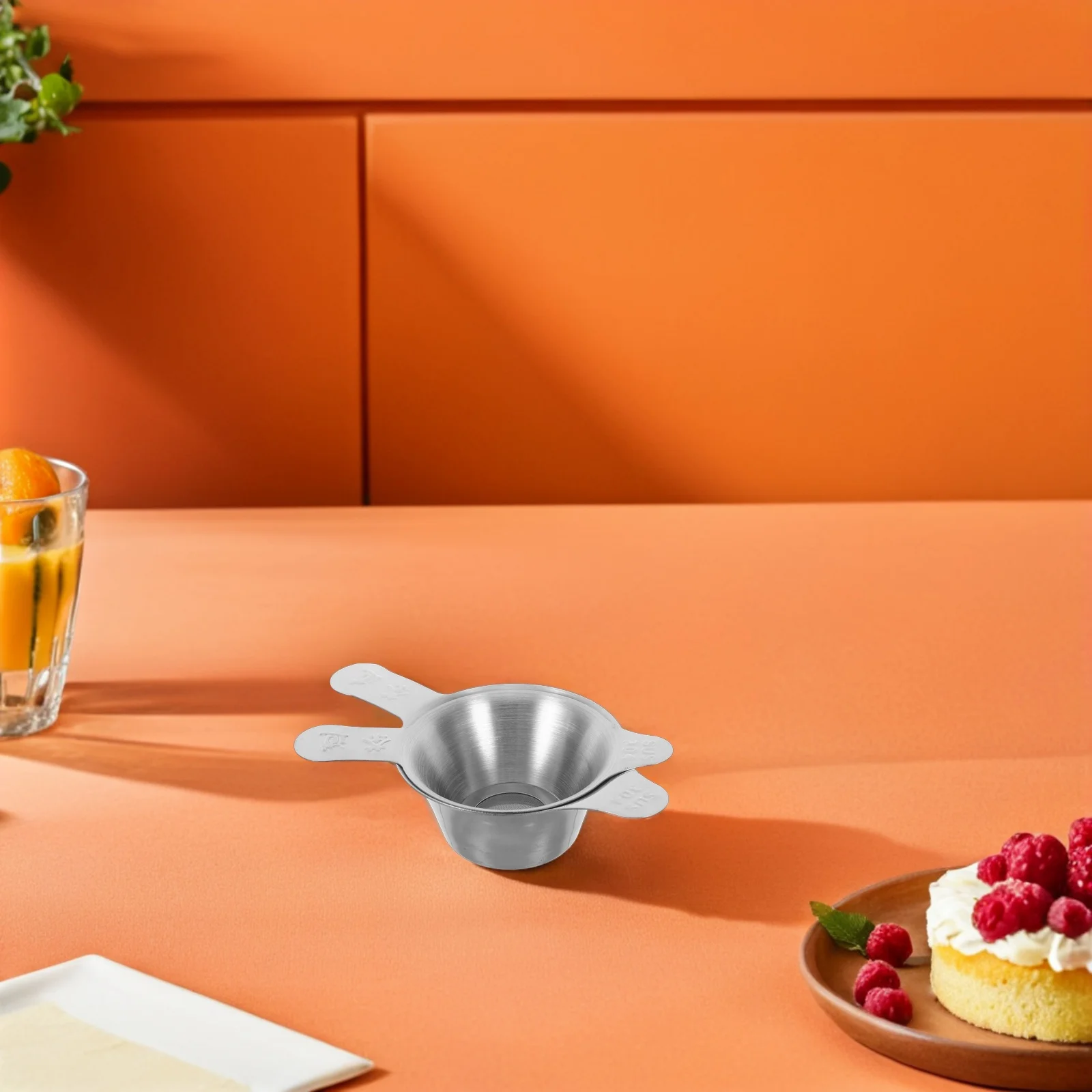 

2Pcs Stainless Steel Fine Mesh Tea Strainer with Handle for Loose Leaf Tea Coffee Filter Steeper Basket Home Office Travel