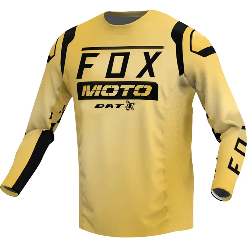 Men\'s BAT FOX MTB Jersey Downhill Jersey Motocross Motorcycle jersey Offroad DH Mountain Bike Jersey Maillot Ciclismo Hombre