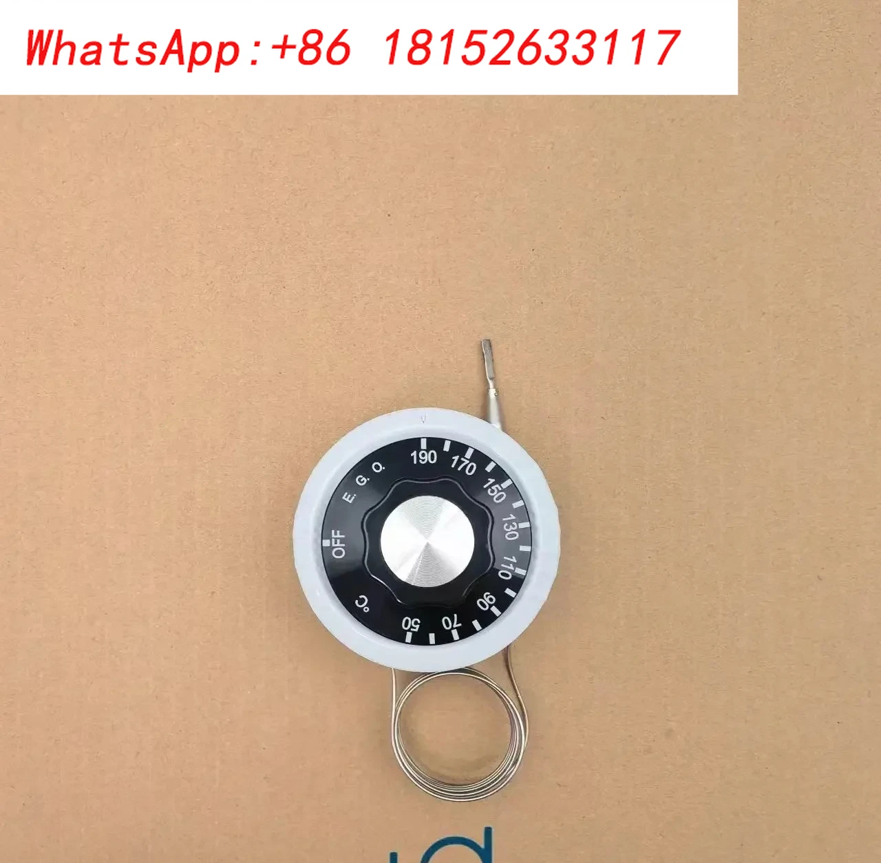 55.13032.400 مرحلة واحدة 60-190 °   C مفتاح درجة الحرارة لإعادة ضبط تلقائي قابل للتعديل