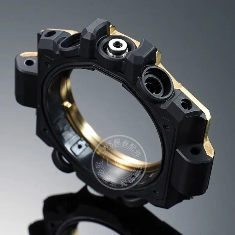 حافظة ساعة من الفولاذ المقاوم للصدأ لساعة كاسيو GST-S130 GST-B100 حافظة متوسطة الغطاء الخلفي مسامير GST إطار معدني شل ملحقات الساعة