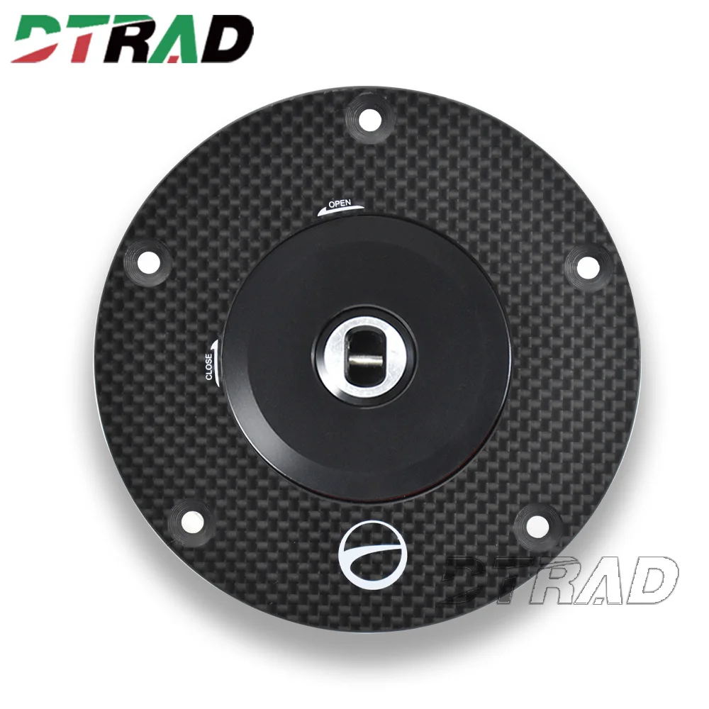 Carbon Fiber With Key Lock Fuel Tank Cap Fast Gas Gas oline Cover For DUCATI DESERT X 2022-2025 XDIAVEL/S 2016-2025 Accessories
