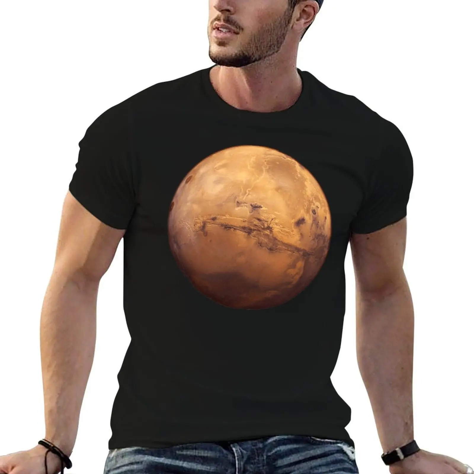 

Mars T-Shirt man t shirts for men casual black cotton t-shirt plain for man package T-Shirt