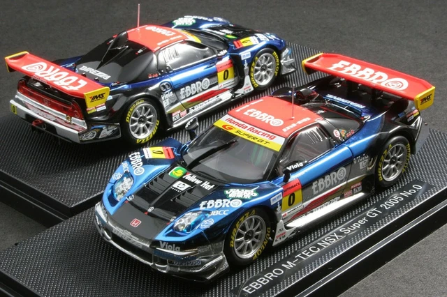 Ebbro 1/43 Scale M-tec Nsx Super Gt 2005 No.0 #43700 Diecast Alloy Toys  Racing Car Model For Collection - Railed/motor/cars/bicycles - AliExpress