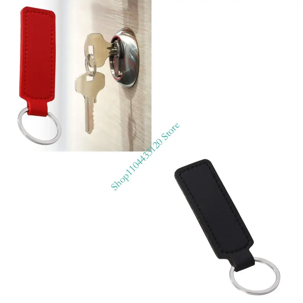 

0XXD Water Resistant PU Leather Keyring Organizers Universal Suitable For Everyday Use Travel Motorcycles Bicycles Keychain