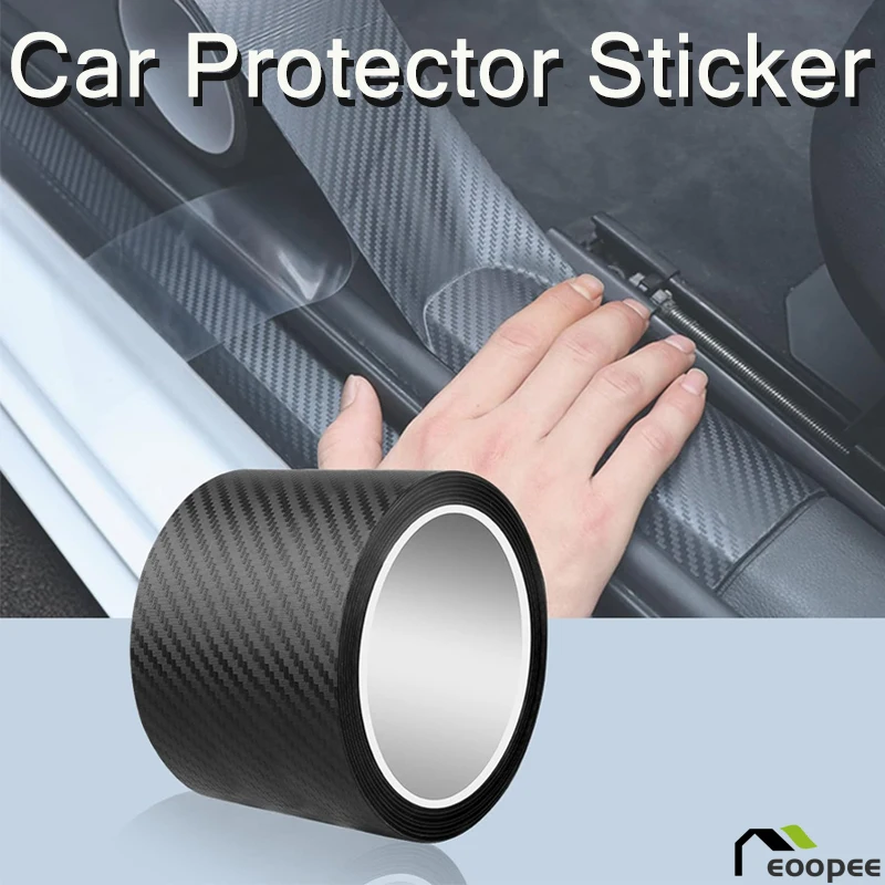 Car Protector Sticker Car Threshold Anti Scratch Protection Strips for Sill Side Mirror Anti Scratch Tape 10cm X 10Meter