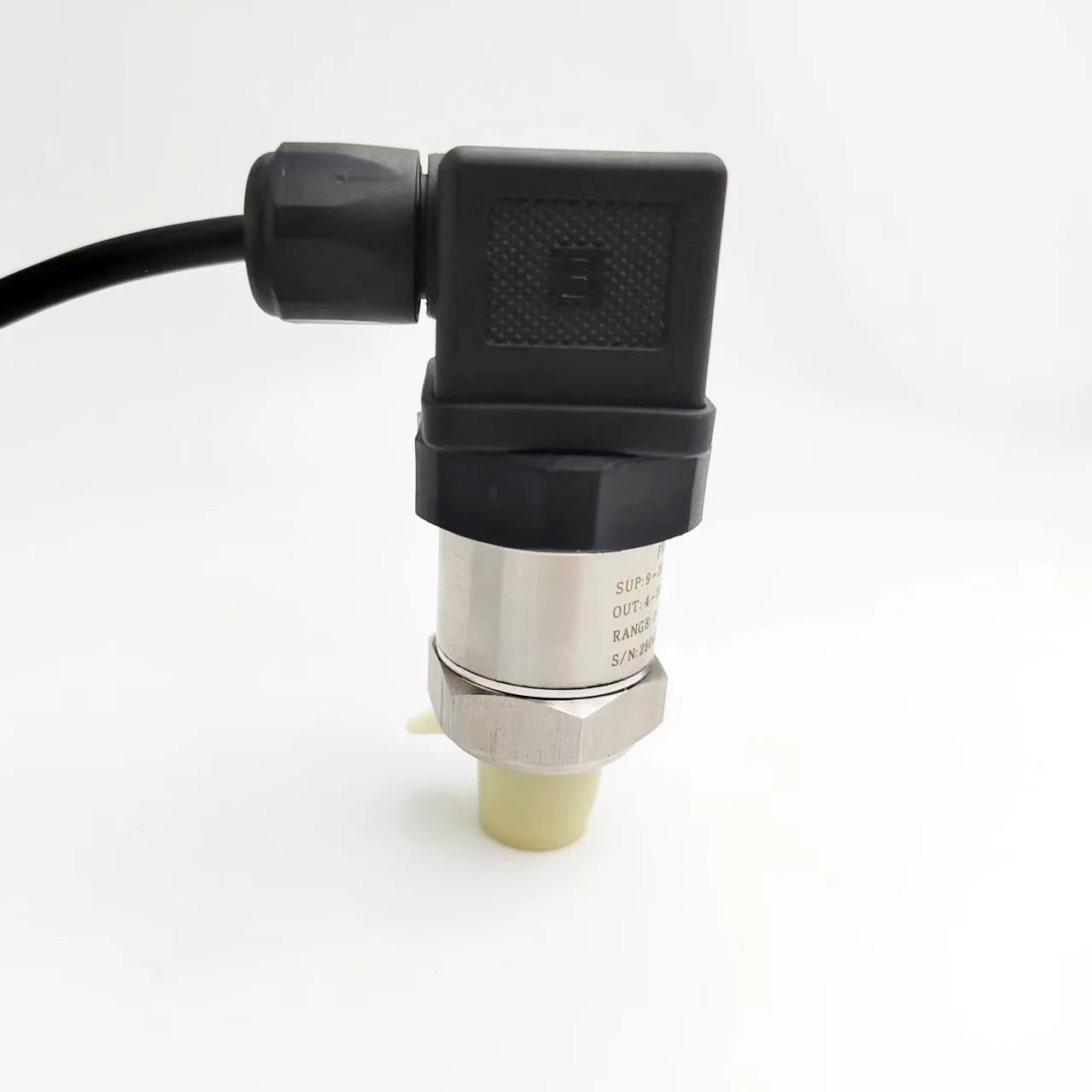 Water Oil Fuel Gas Air Pressure Transmitter G1/4 12-36V 0-10V 0-600bar Optional Stainless Steel Pressure Transducer Sensor