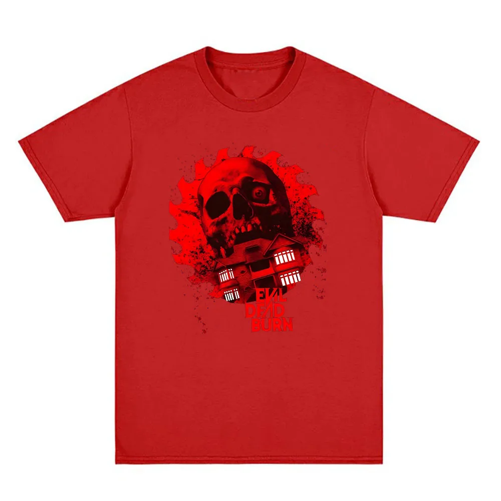 2026 New Movie Evil Dead Burn Printed T-shirts Summer Cotton Men's Women's Y2k T-shirt Oversized Popular Tee Fan Gifts Clothing