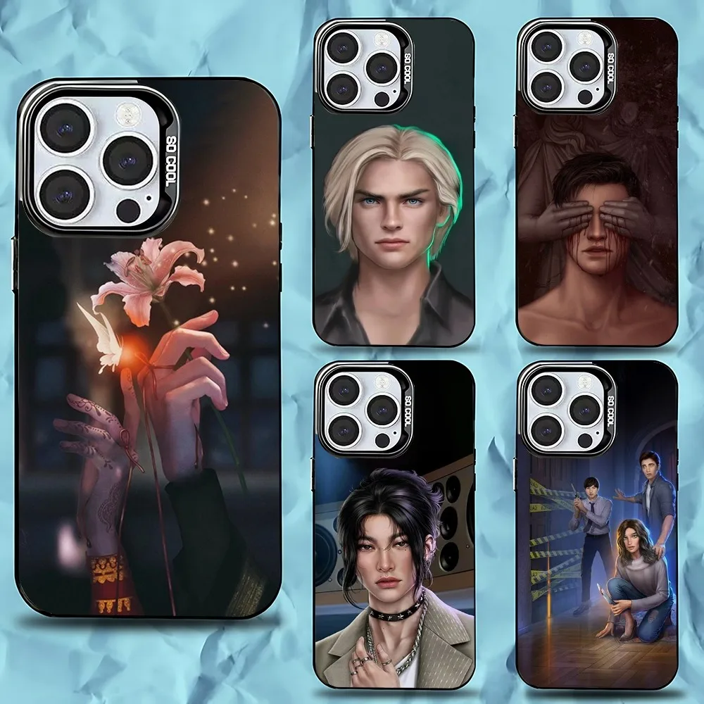 

Romance clubs Game Phone Case For iPhone 16,15,14,13,12,11,Pro,Max,Plus,Mini,XS,SE Anti Fall Black Matte Hard Bumper
