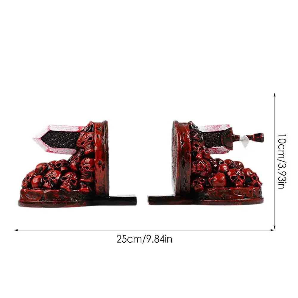 Furious Bookends Dragon Slayer Resin Ornament Desktop Bookshelf Decorative Books Holder Home Desk Decoration Book nook kits Duck