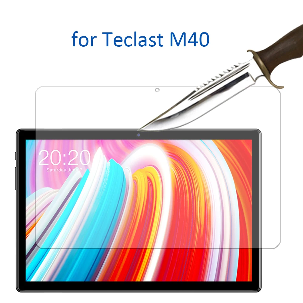 3PCS Glass screen protector for Teclast M40 /M40 pro M40pro Tempered 3 packs protective tablet film HD Antiscratch