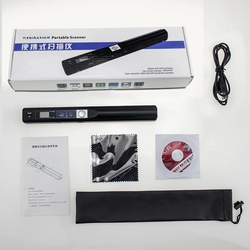 Escáner de Documentos Portátil EE1, Alta Velocidad, 10 Megapíxeles, HD, Alta Definición, Escaneo Máximo A3, Oficina, Biblioteca, Banco