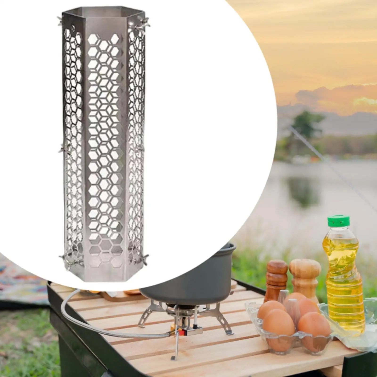 Chimney Anti Scalding Mesh Cover Tent Protection Stove Flue Protector Chimney Cover for Outdoor Camping Hot Tent Stove Household