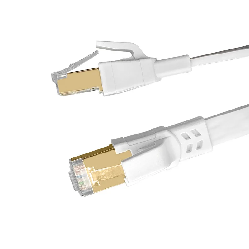 Ethernet Cable High Speed CAT6-Unshielded Category 6 Gigabit Pure Copper 8-core Flat Network Computer Cable 1M / 2M / 3M / 5M