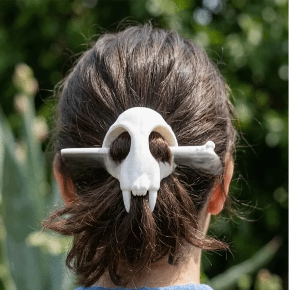 Gothic Hair Sticks Smooth Structure Lightweight Hairpins Solid Structure Portable Decorative Headwear Daily Matching