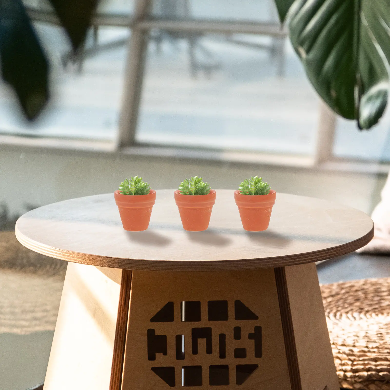 12Pcs Mini Ceramic Succulent Pots Drainage Hole Small Plant Flower Planter Indoor Outdoor Cactus Nursery Planting Holder