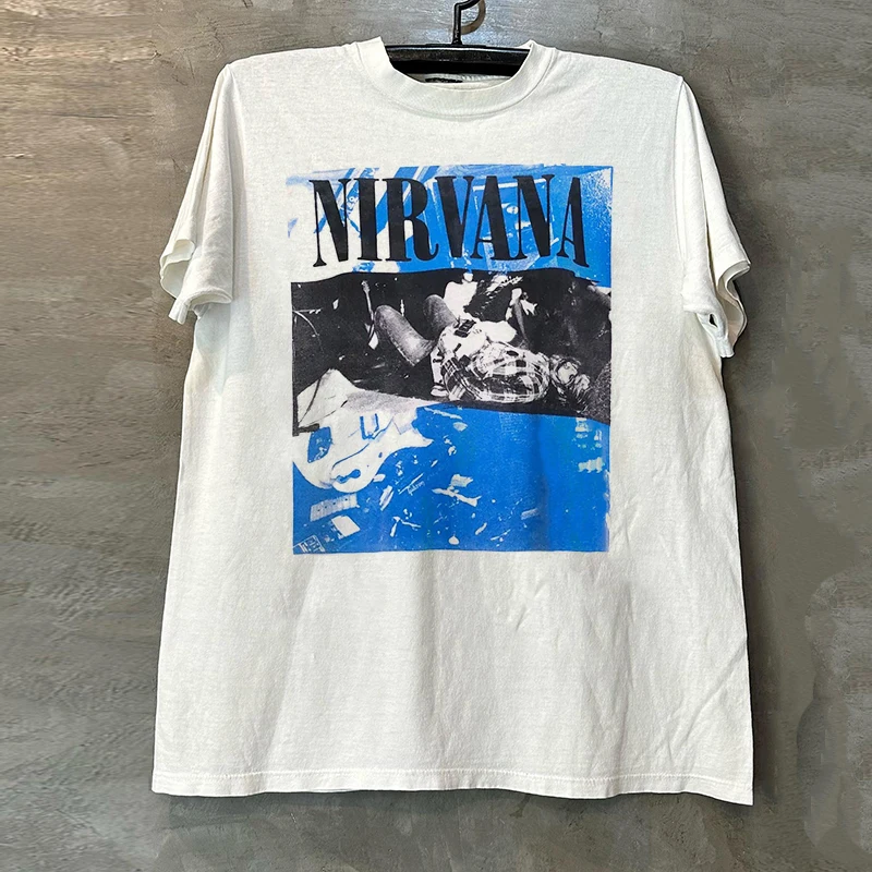 Pure Cotton Short Sleeve T-Shirt Men's Loose Fit American Retro Style Couple's Casual Wear Summer 2024 Sun Protection