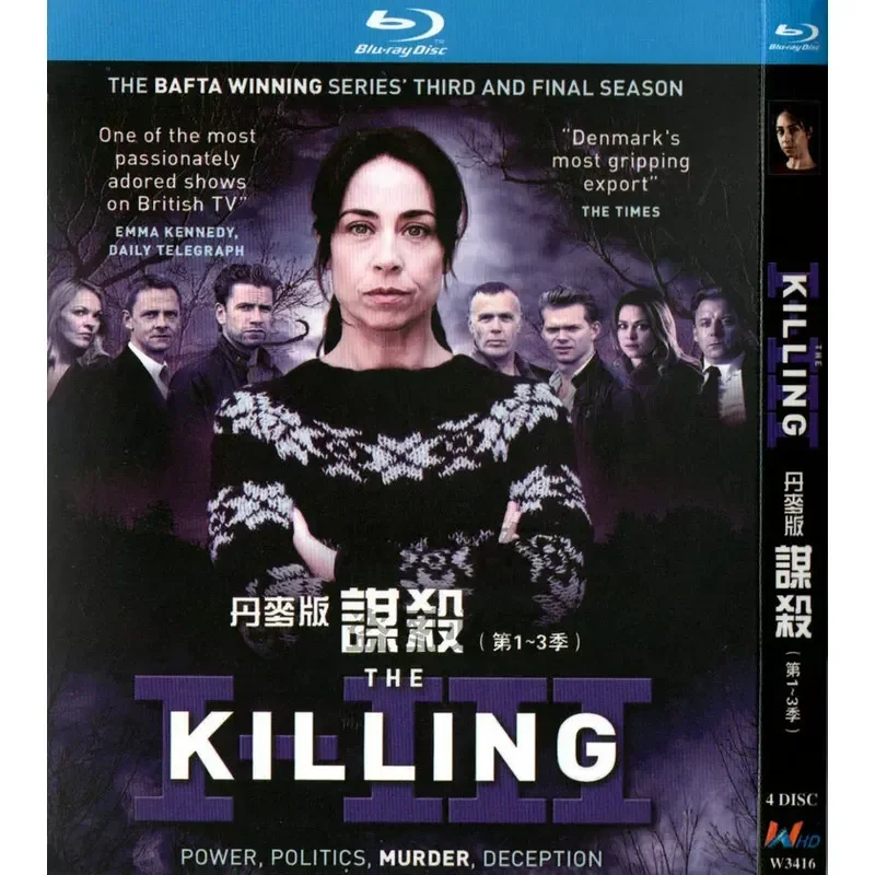 

Blu-ray BD Danish Suspense Crime TV Series Murder Seasons 1-3 1080p High Definition 4 Disc