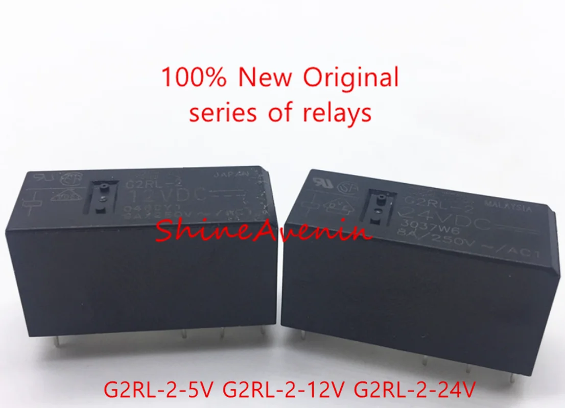 15pcs G2RL-2-5V  G2RL-2-12V  G2RL-2-24V  5V 12V 24V Full series of relays, 100% original